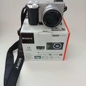 🔥Sony Alpha 6000 Silver Camera